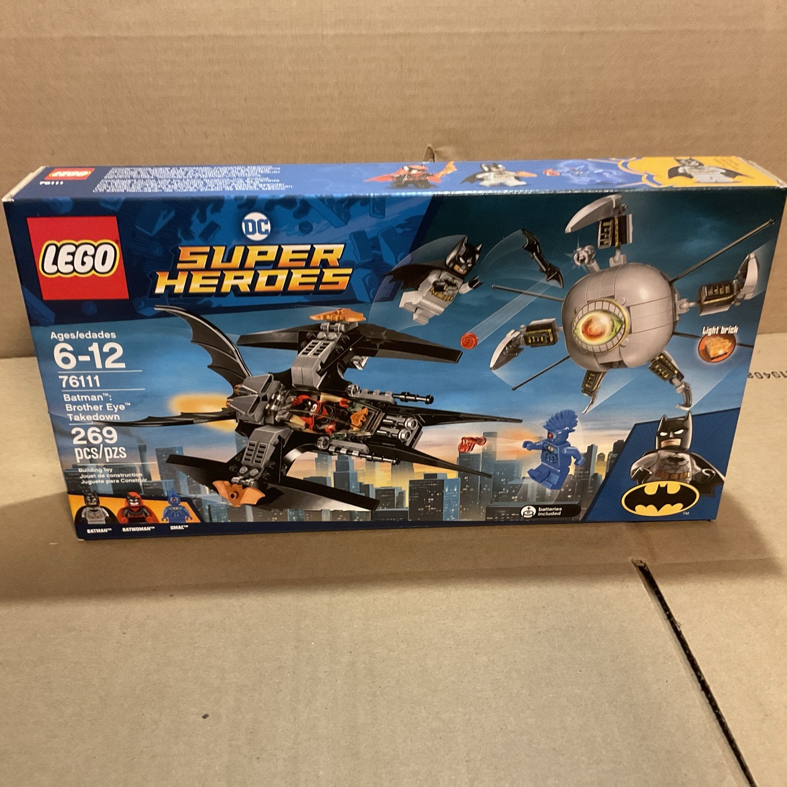 76111 BATMAN BROTHER EYE TAKEDOWN lego legos set super heroes OMAC batw G1N 76111 BATMAN BROTHER EYE TAKEDOWN lego legos set super heroes OMAC batw G1N