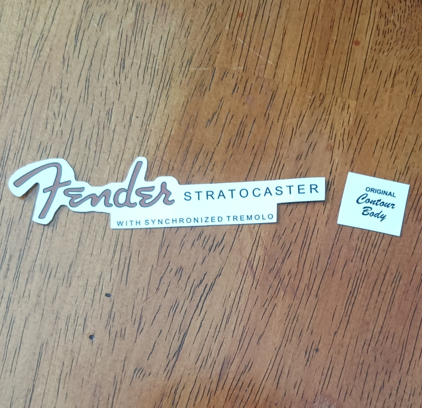 Fender Stratocaster 1950\'s style waterslide decal. Pre-Cut And Ready to Use Fender Stratocaster 1950\'s style waterslide decal. Pre-Cut And Ready to Use