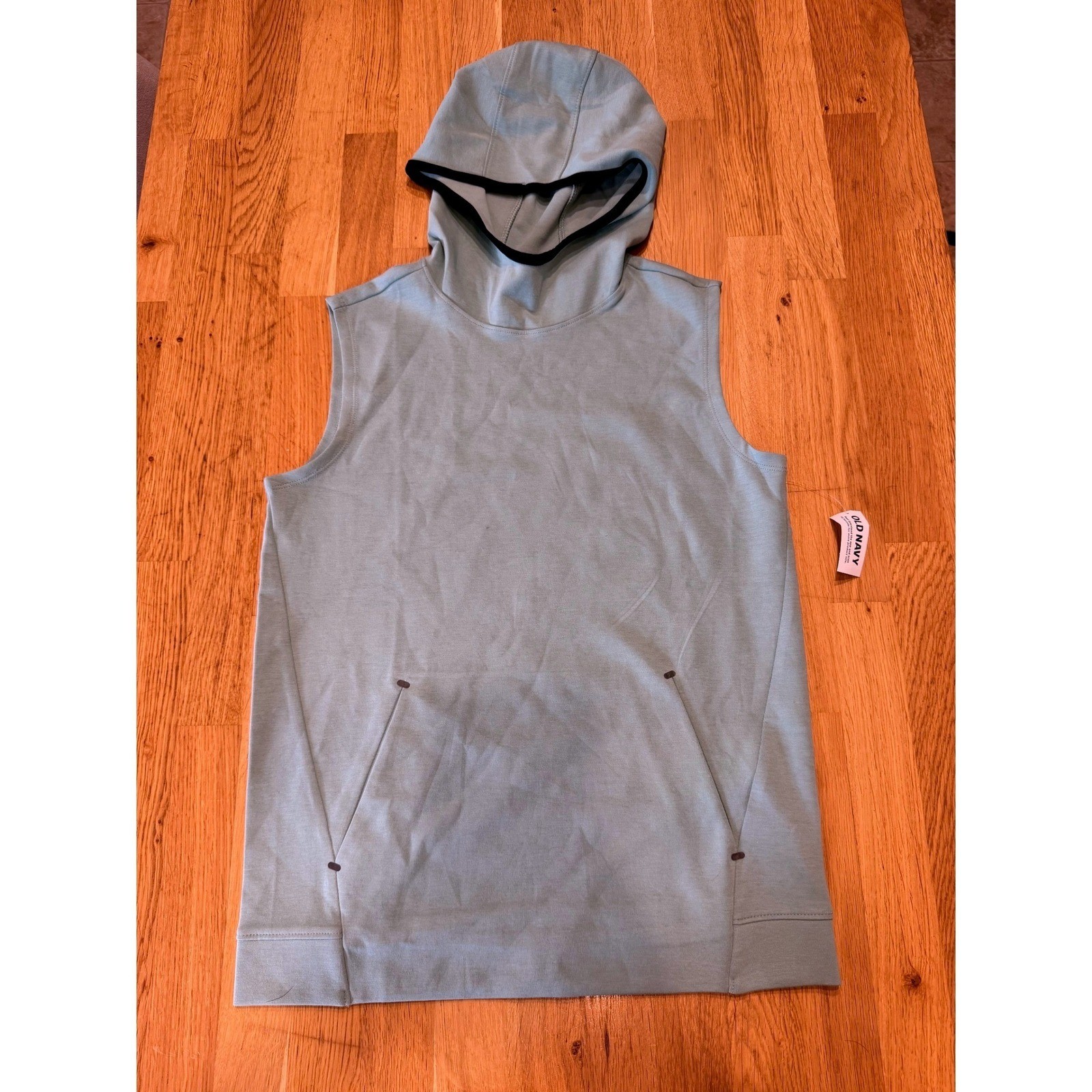 Old Navy Active Boys XL 14-16 Dynamic Fleece Sleeveless Hoodie Sage Green 873432 Old Navy Active Boys XL 14-16 Dynamic Fleece Sleeveless Hoodie Sage Green 873432