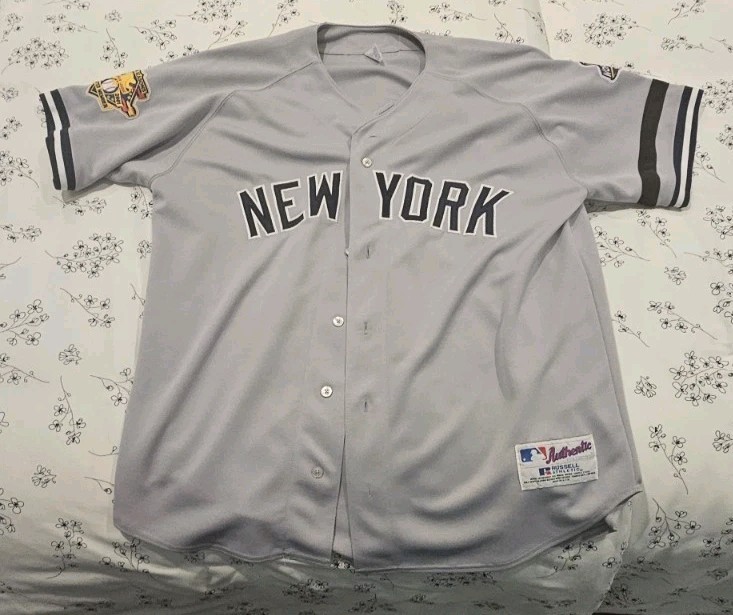 Paul O'neill New York Yankees 2001 Authentic Russell Jersey Size 48