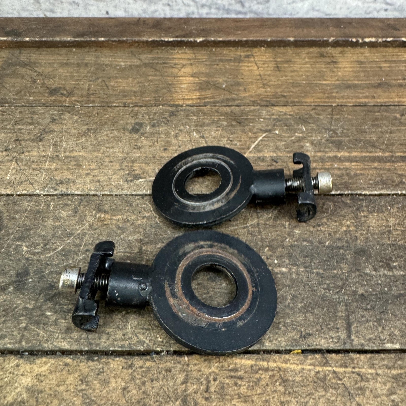 Vintage GT BMX Dropout Spacers Chain Adjuster BMX Speed Black Mid School