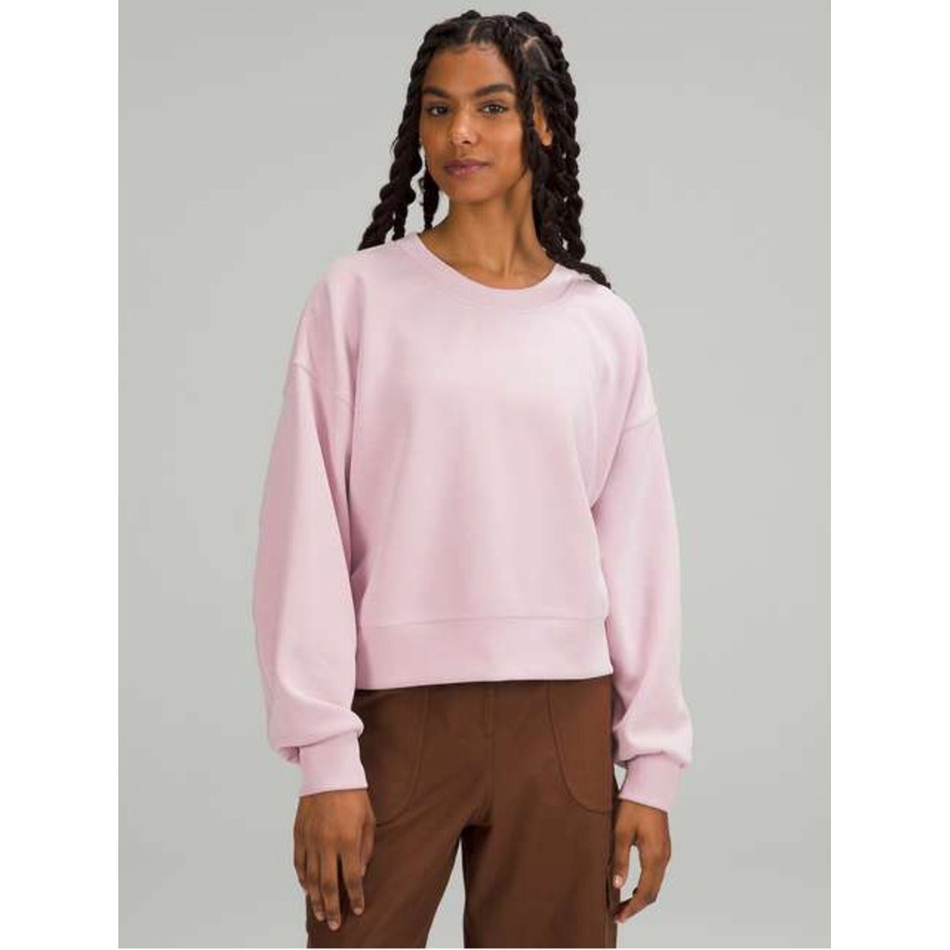 Lululemon Softstreme Perfectly OversizedCropped Crew Lululemon Softstreme Perfectly OversizedCropped Crew