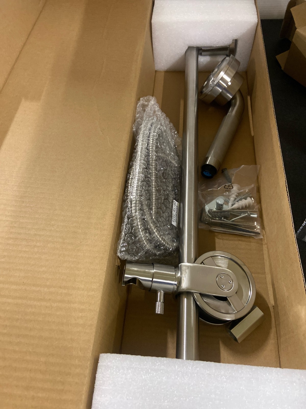 Brizo 88735-NK Litze Hand Shower with Slide Bar & Elbow - Luxe Nickel, 1.75 GPM