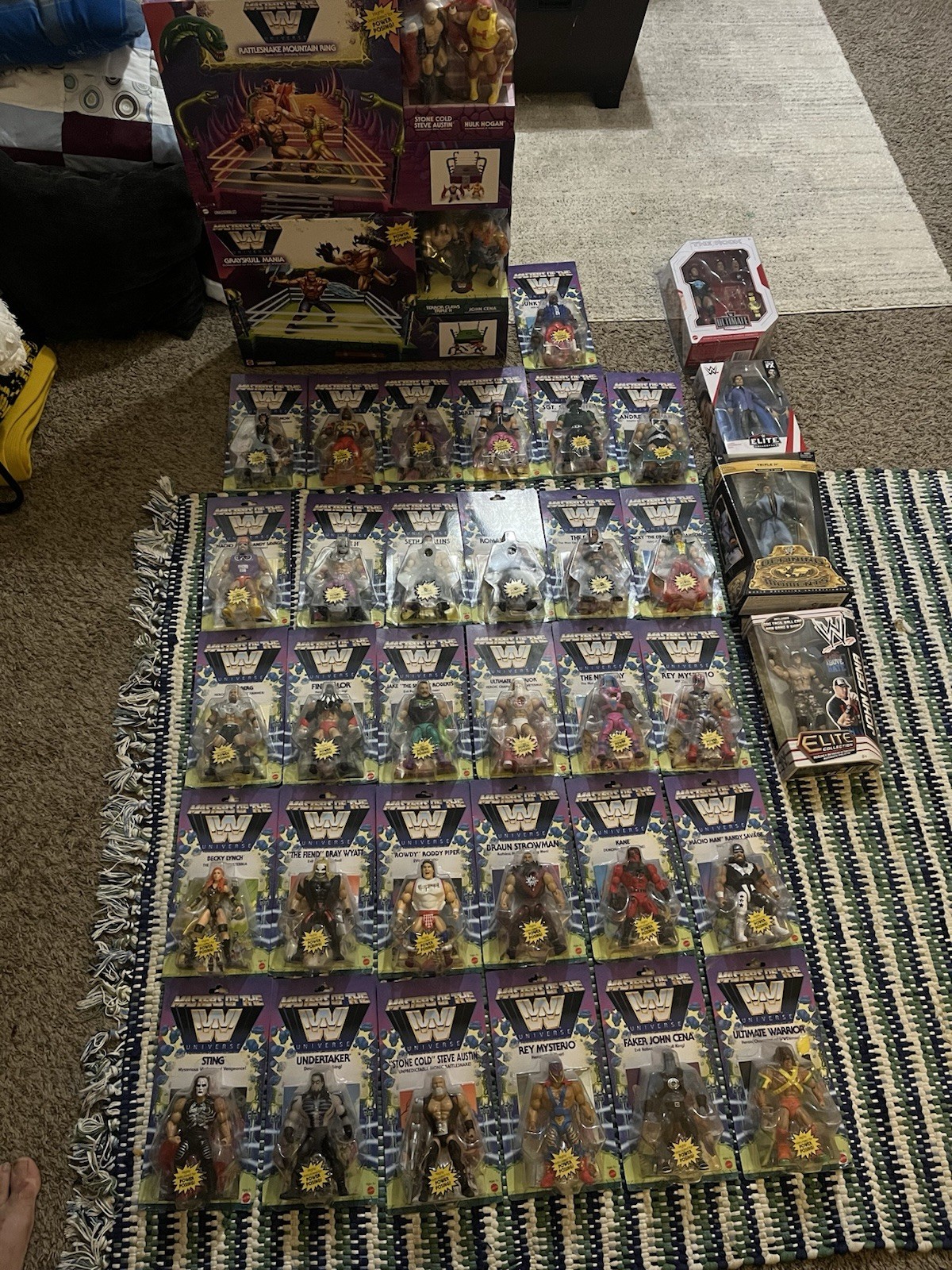 Complete Set Of WWE Masters Of Universe Defining Moments Triple H, Series 17 Joh