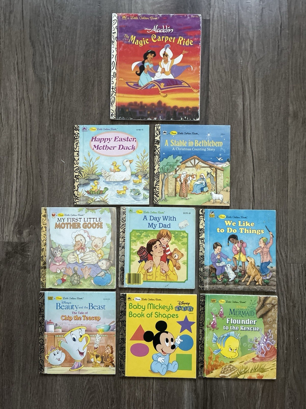 Lot Of 9 Little Golden Books 1980s And 90s