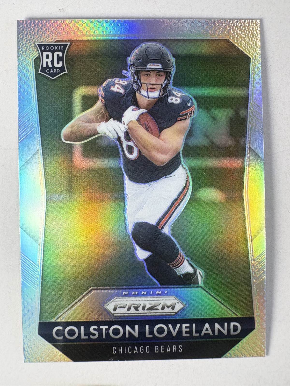 2025 Panini Prizm Colston Loveland Flashback Rookie Silver Prizm #5 (RC)