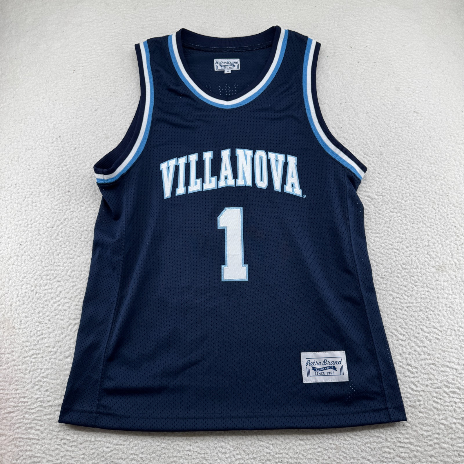 Original Retro Brand Villanova Wildcats Kyle Lowry Jersey Mens M Blue Stitched