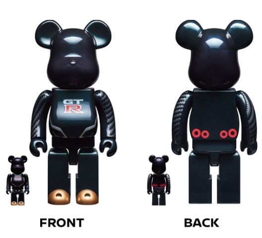 BE@RBRICK NISSAN GT-R 100% and 400% MEDICOM TOY Limited Edition Japan New BE@RBRICK NISSAN GT-R 100% and 400% MEDICOM TOY Limited Edition Japan New