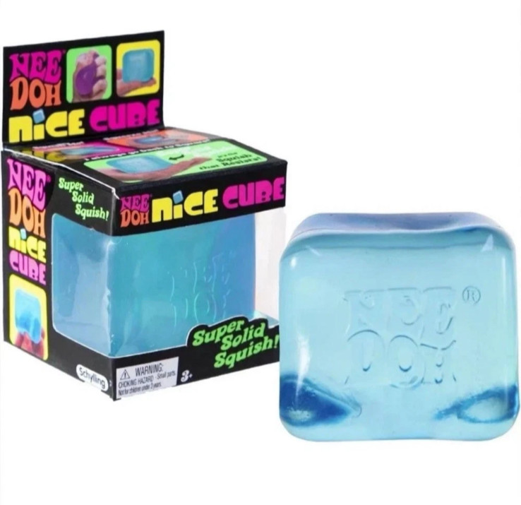 Nee Doh Nice Cube - Super Solid Squish - Brand New/Factory Sealed - 3 Colors