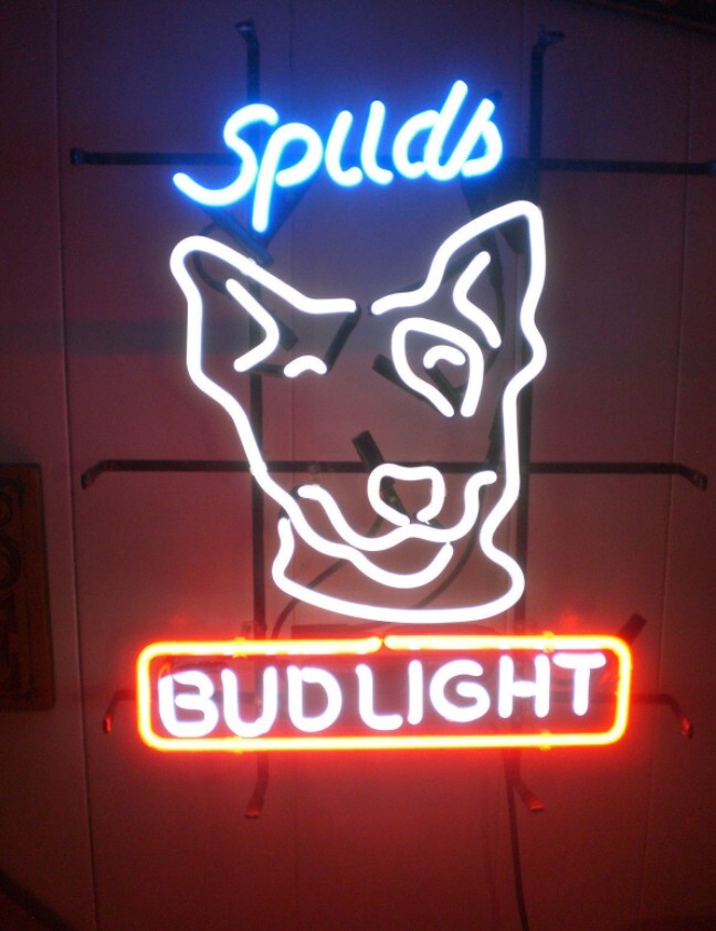 Spuds Mackenzie Beer Neon Sign 17\