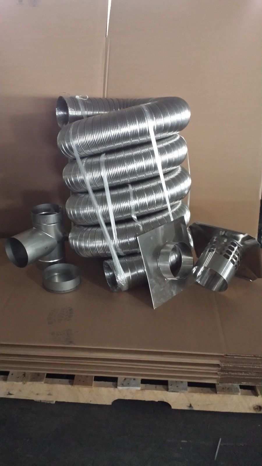 6 Inch X25 Ft Chimney Liner Kit NEW 6 Inch X25 Ft Chimney Liner Kit NEW