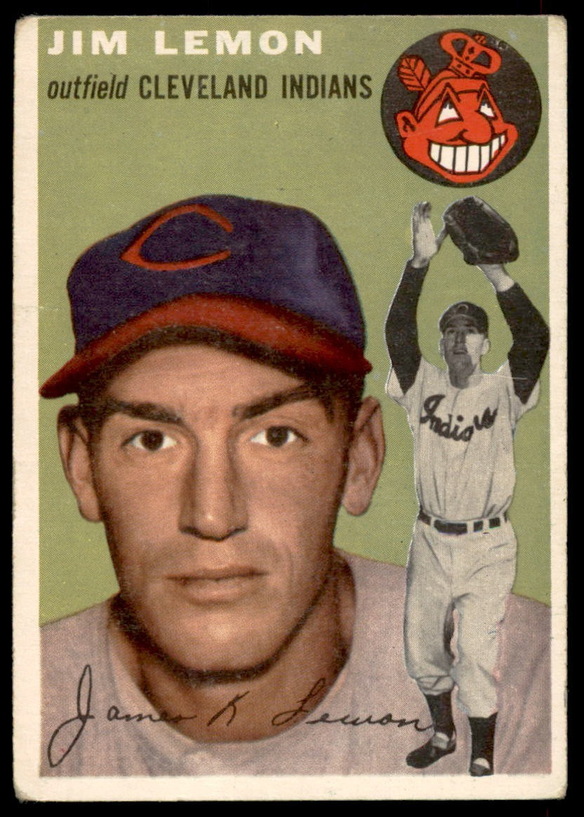 1954 Topps #103  JIM LEMON  RC  Cleveland Indians VG-VGEX