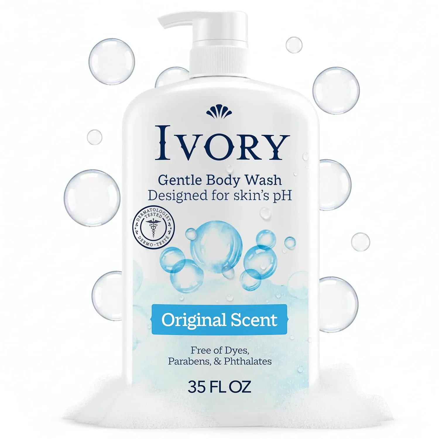 Ivory Body Wash, Designed for the Whole Family, Gentle Formula