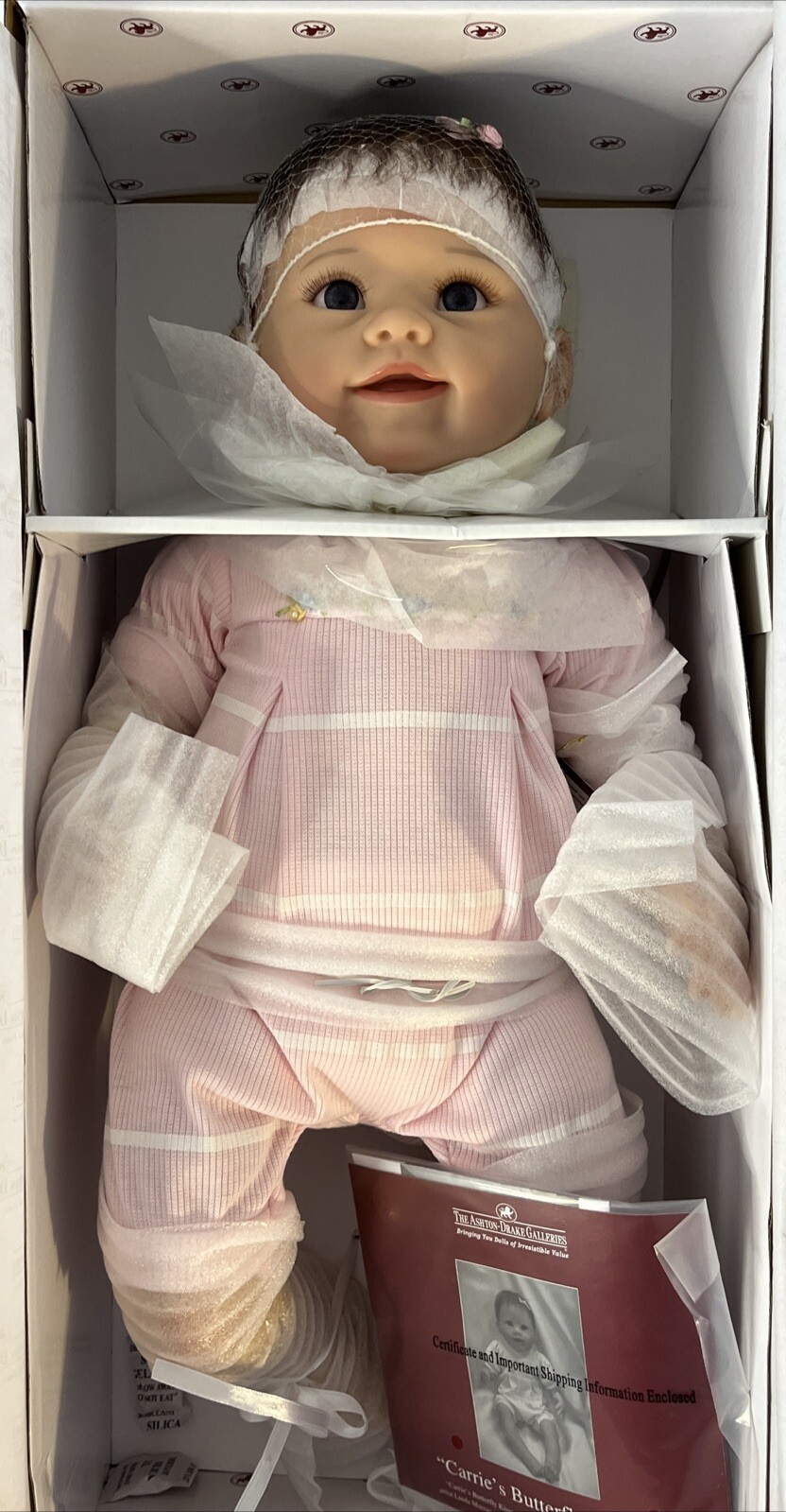 Ashton Drake Galleries Real Touch Doll Carrie\'s Butterfly Kisses 22\ Ashton Drake Galleries Real Touch Doll Carrie\'s Butterfly Kisses 22\