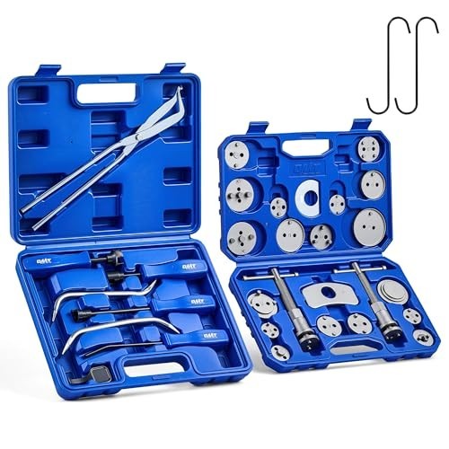 OMT 32pc Brake Tool Set Caliper Wind Back Compressor Drum Service Kit