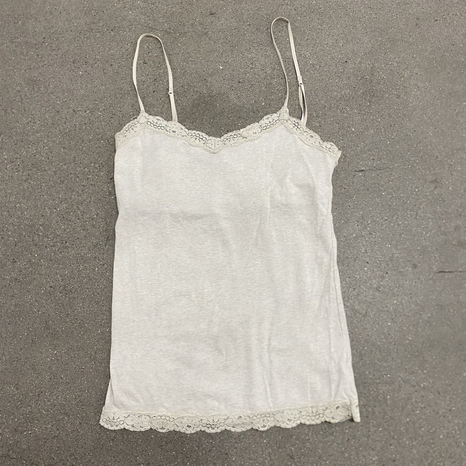 Vintage Aeropostale Cami Top Women’s Large Gray Y2K