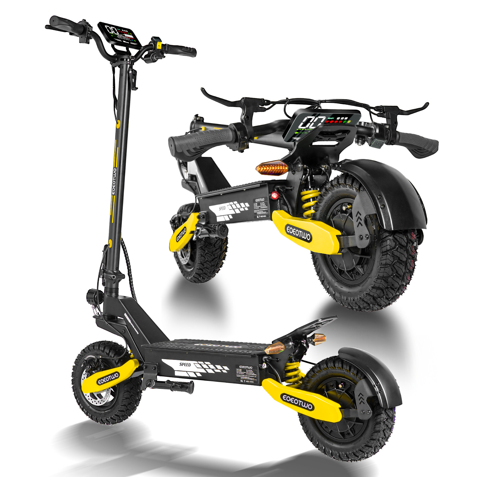 2400W Dual Motor Electric Scooter for Adults 40MPH Fast Off-Road E-Scooter UL
