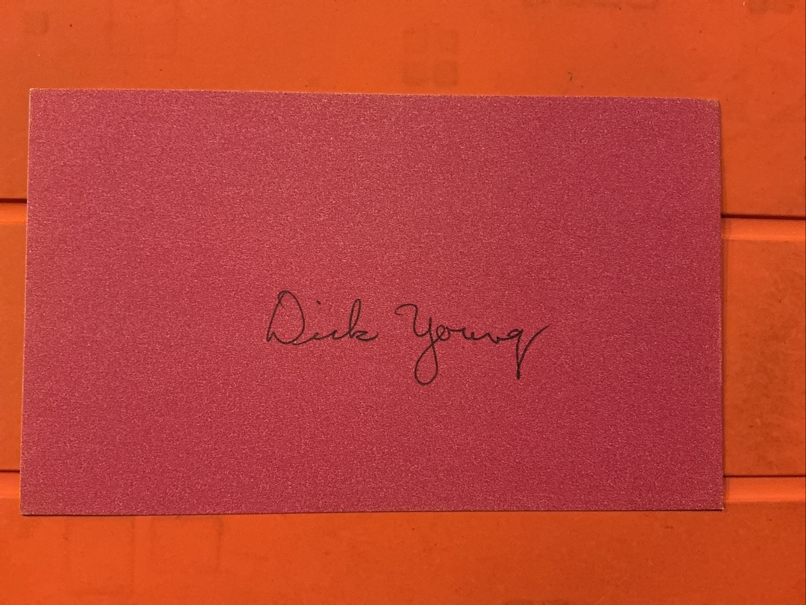 Dick Young 🔥🔥MLB: 1951 Philadelphia Phillies🔥🔥Autograph 🧢