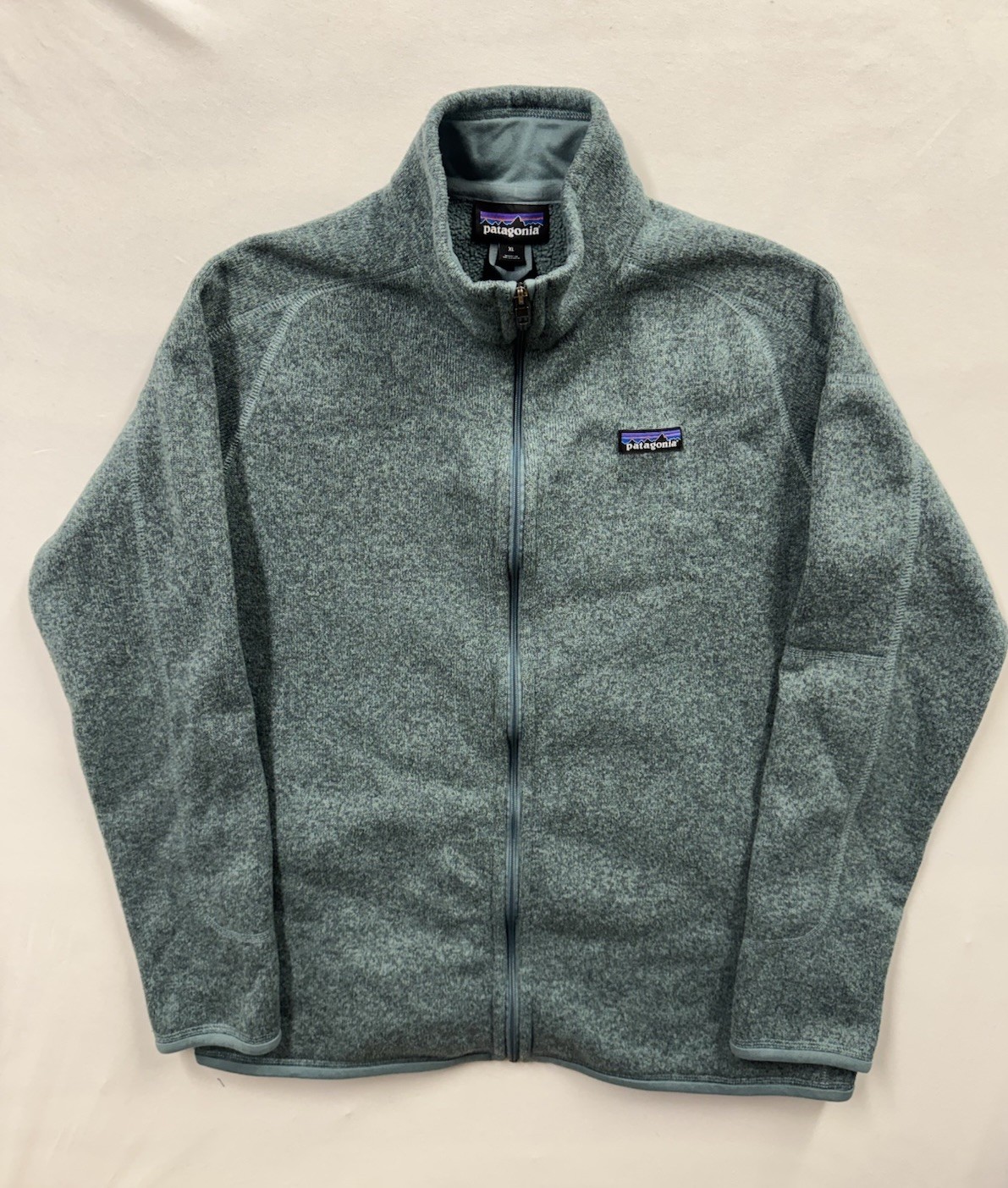 Patagonia Better Sweater Blue Teal Full Zip Fleece Women\'s XL STY25542 Hiking