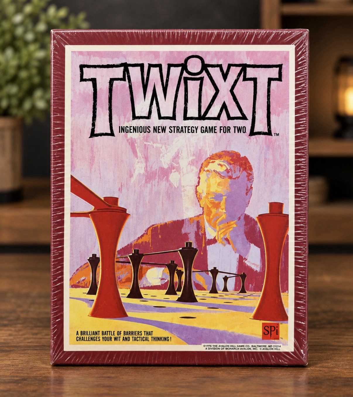 Twixt: Ingenious New Strategy Game for Two VTG Bookshelf Game 1976 Avalon Hill