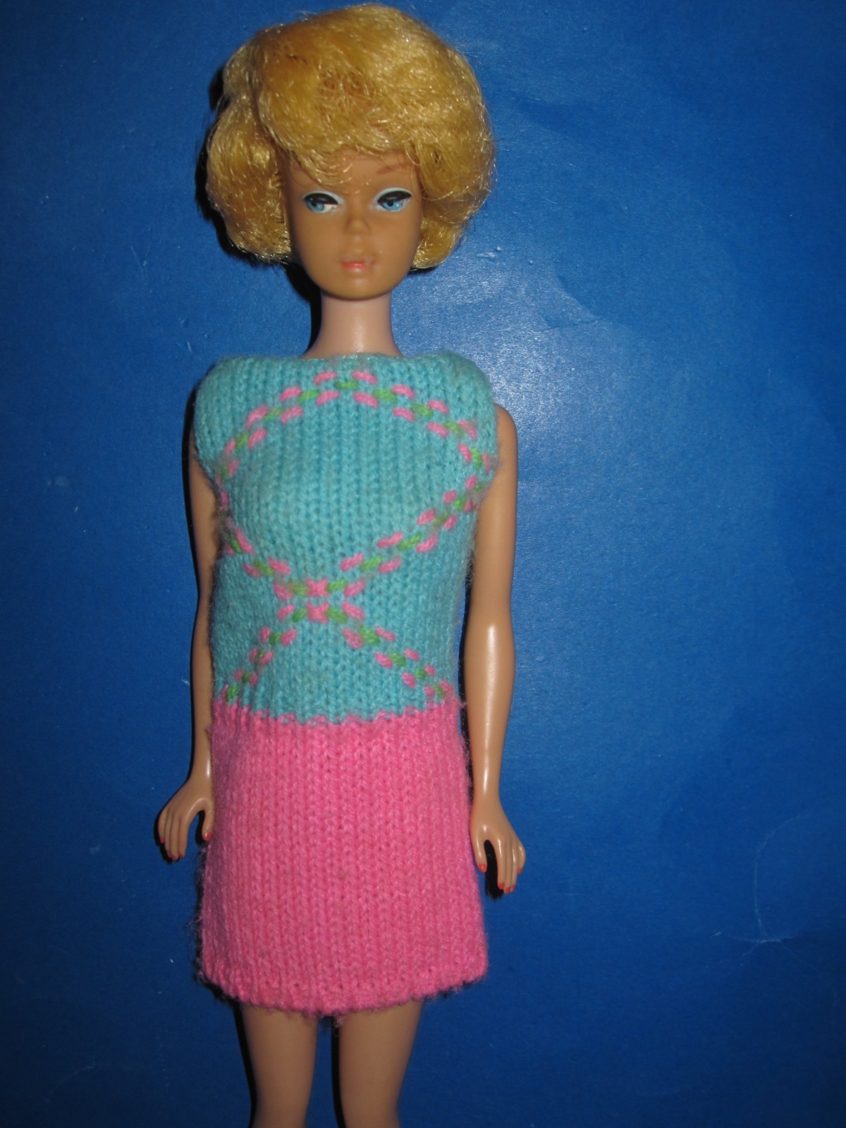 Vintage Barbie Blonde Bubble Cut