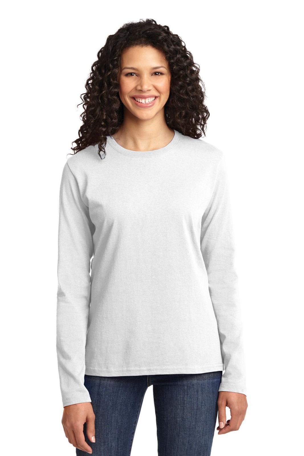 Pack Of 2 Port & Company LPC54LS Women\'s Cotton Comfortable Stylish T-Shirt