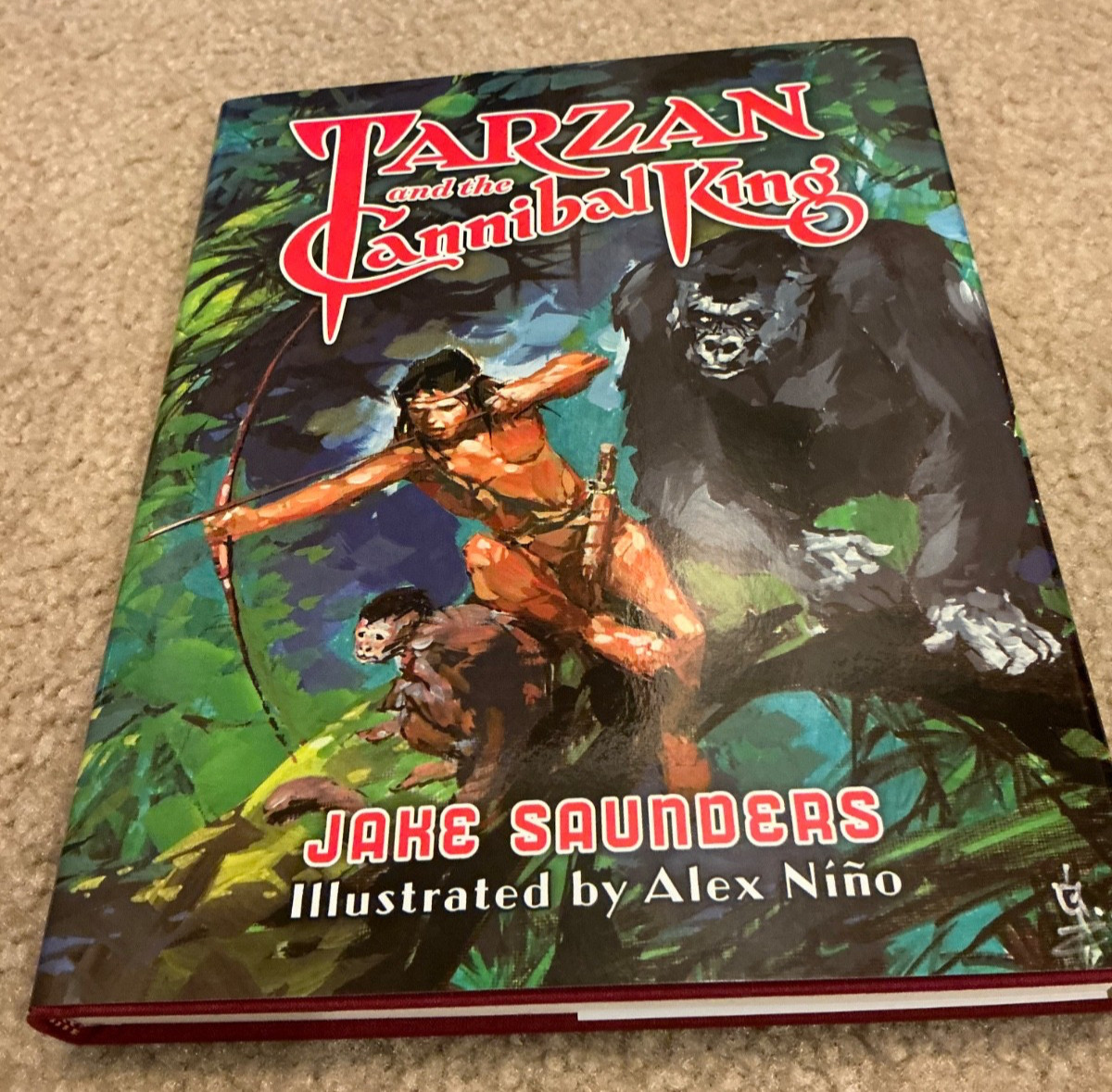 Tarzan And The Cannibal King #101/300 DLX Signed Limited Ed Brand New Alex Nino