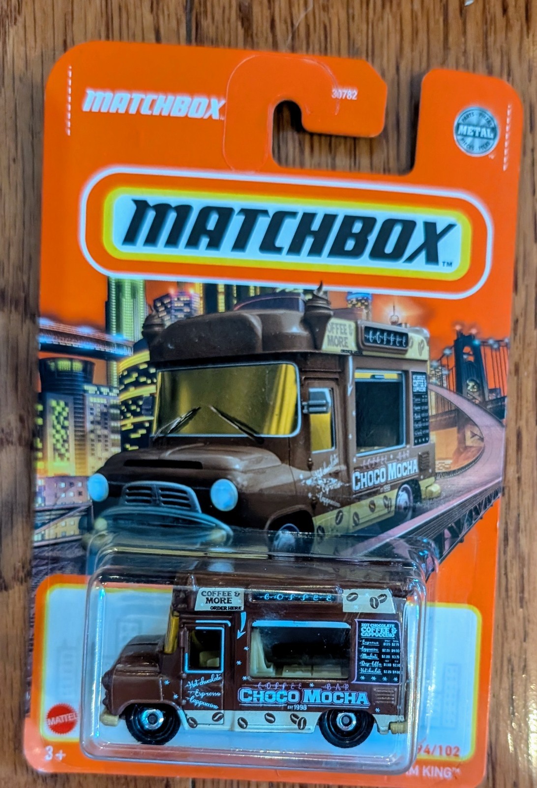 Ice Cream King ~ Choco Mocha Coffee ~ 2022 Matchbox ~ 94/102 New NIP