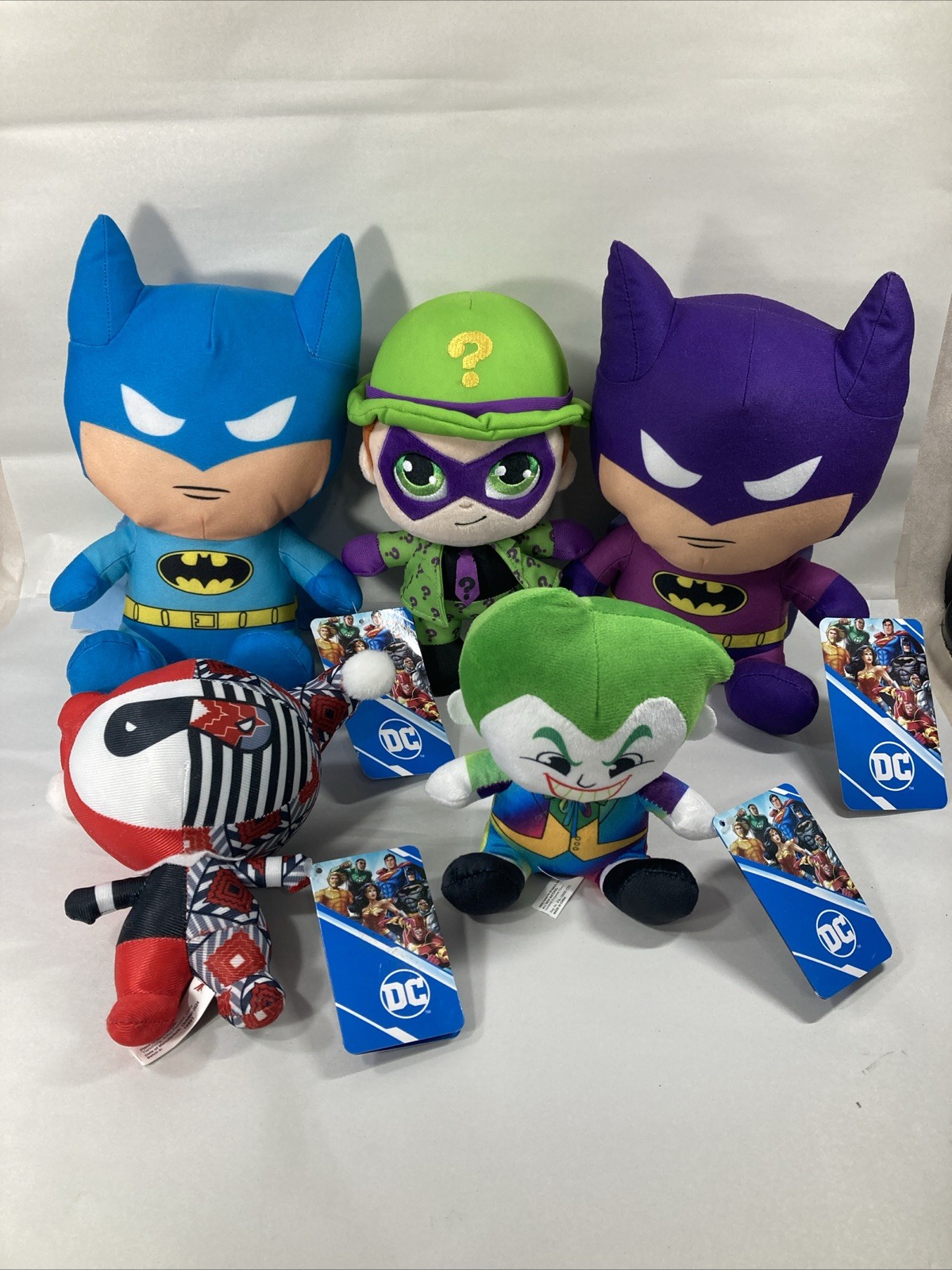 Toy Factory DC Comics 2 Batman, Joker, Harley Quinn And A Jazwares Riddler.