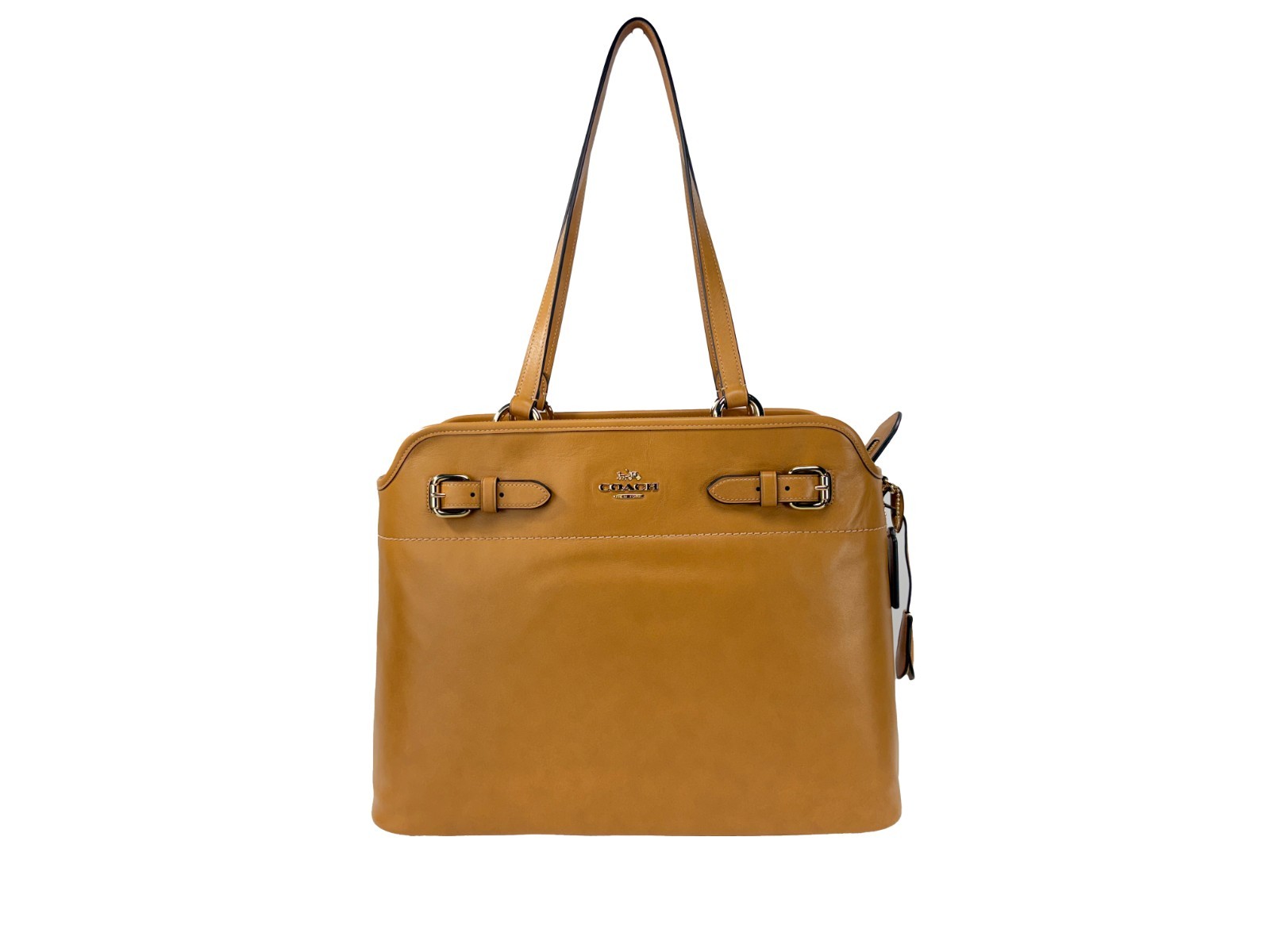 Coach Easton Brown Leather Tote Bag