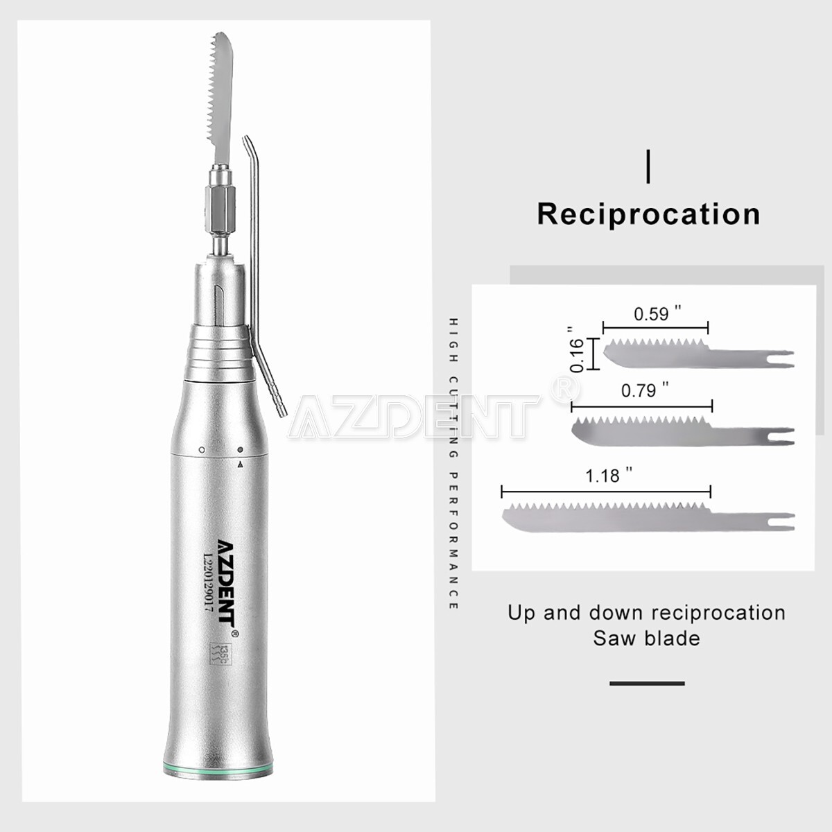 Micro Sierra Dental Cirugía Pieza de Mano 4:1/3.2:1 Reducción Hueso Corte Recipr