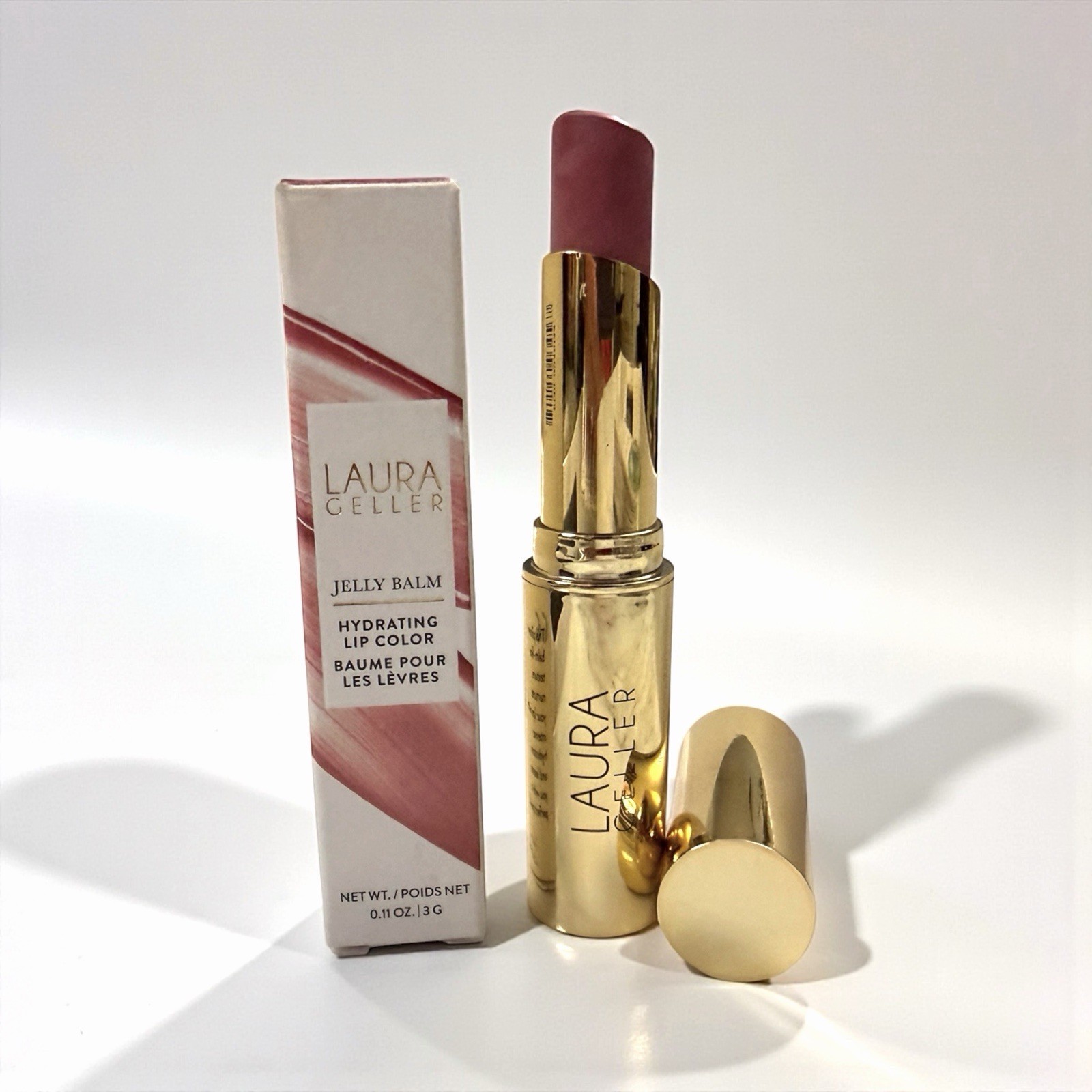 NIB~ Laura Geller IN THE BUFF Jelly Balm Hydrating Lipstick Lip Color #24 NIB~ Laura Geller IN THE BUFF Jelly Balm Hydrating Lipstick Lip Color #24