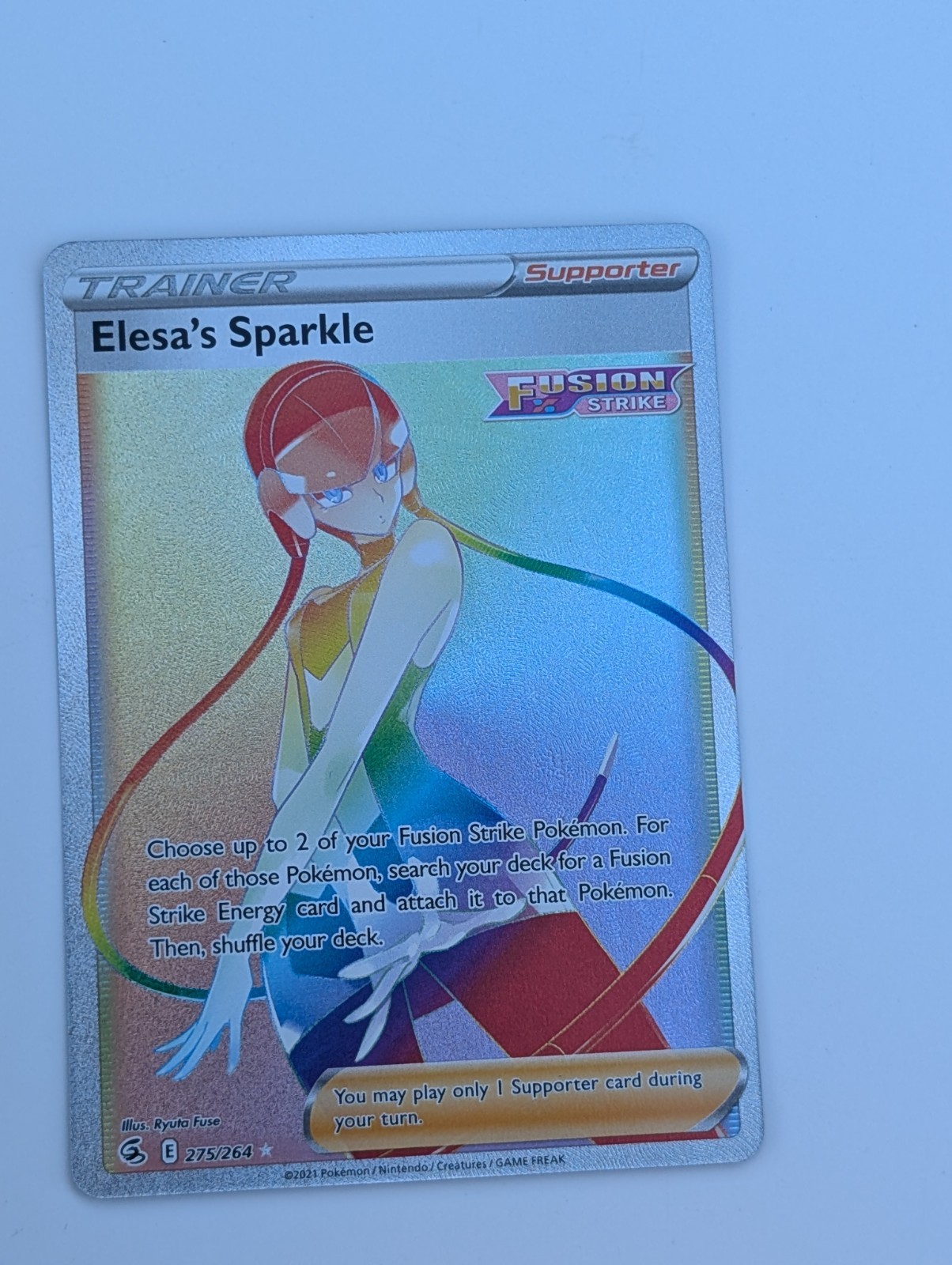Elesa\'s Sparkle (Secret) 275/264 Swsh08: Fusion Strike Holo