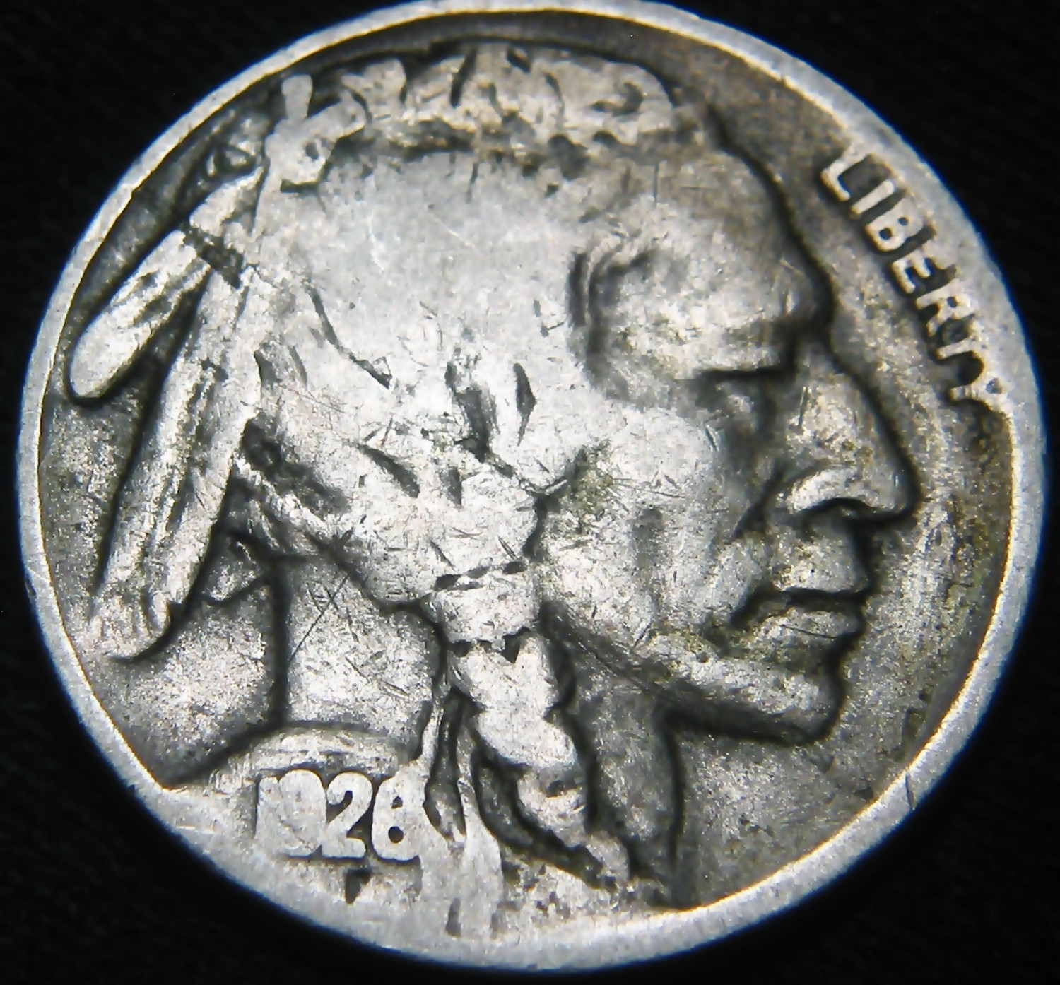 Scarce Original KEY Date 1926-S BUFFALO NICKEL Lowest Mintage Buffalo LE14SM