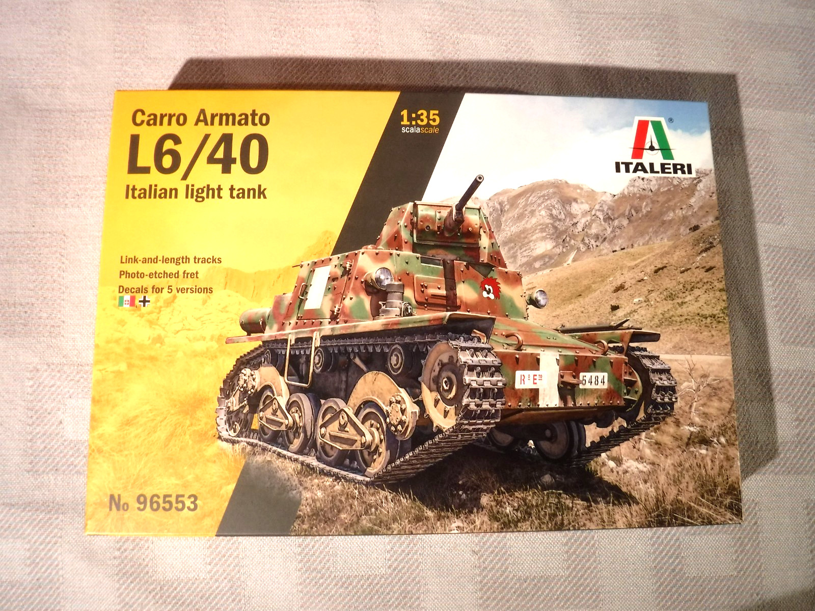 1/35 Italeri Italian WWII Light Tank Carro Armato L6 / 40 PE Parts # 96553
