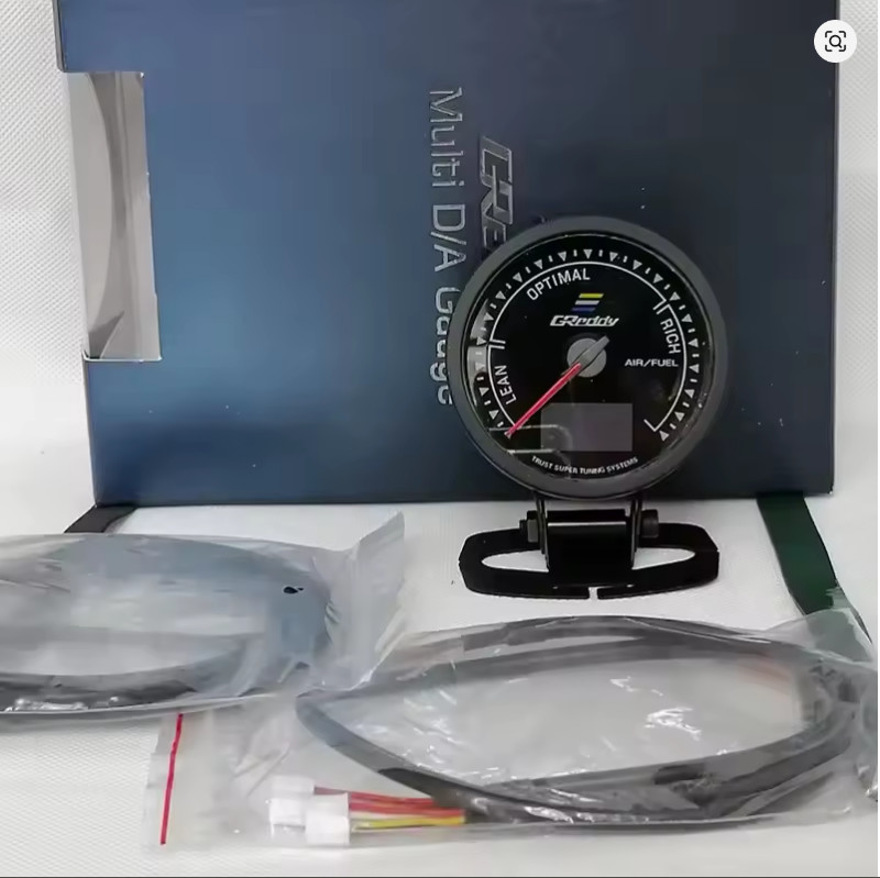 Greddy Digital Air Fuel Gauge 62mm Black/White Face Meter LED JDM Greddy Digital Air Fuel Gauge 62mm Black/White Face Meter LED JDM