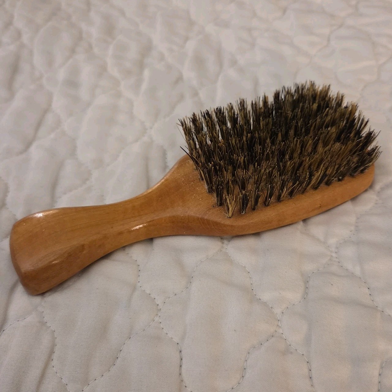Mohawk Satinwood Pure Boar Bristle Hair Brush USA Made 6.5\