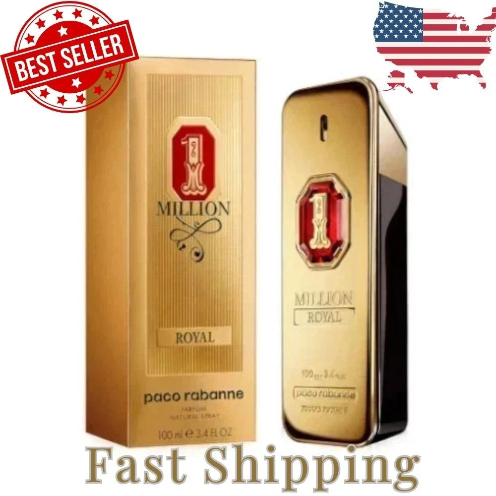 1 Million Royal by Paco Rabanne 3.4 oz (100ml) Parfum Spray for Men New Sealed 1 Million Royal by Paco Rabanne 3.4 oz (100ml) Parfum Spray for Men New Sealed