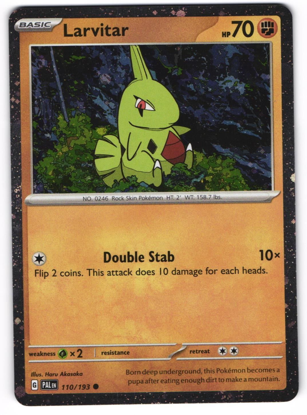 Larvitar (Cosmo Foil) 110/193 Holo Miscellaneous Cards & Products Pokemon NM