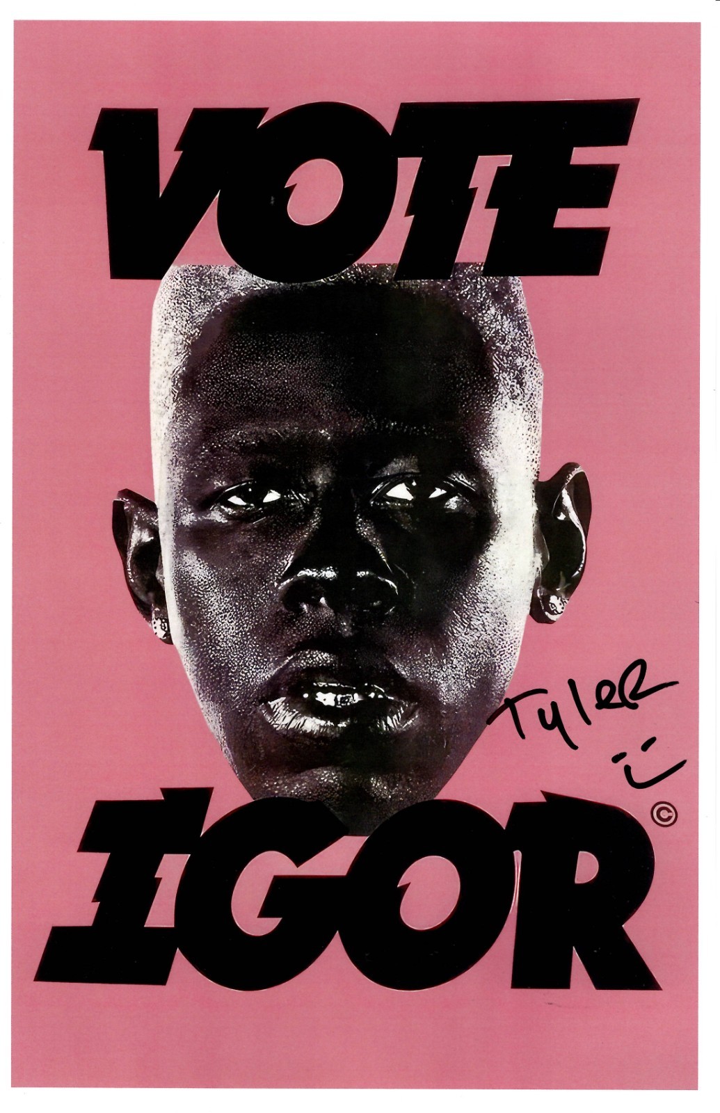 TYLER, THE CREATOR Signed Poster 11x17 TYLER, THE CREATOR