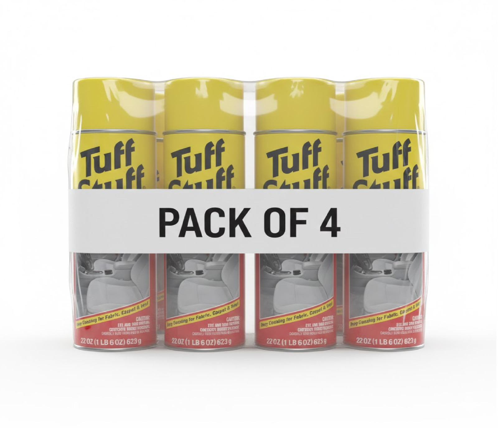 4 pack Tuff Stuff Multi Purpose Foam Cleaner for Car Detailing, 22 oz