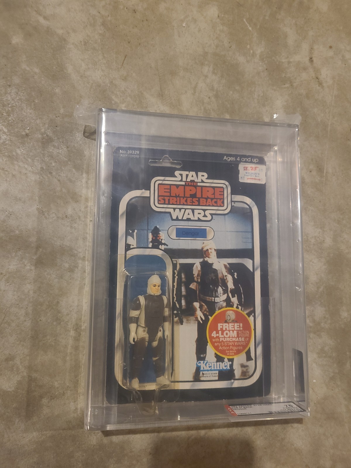 Vintage 1982 Kenner Star Wars ESB 47 Back Dengar MOC AFA 75