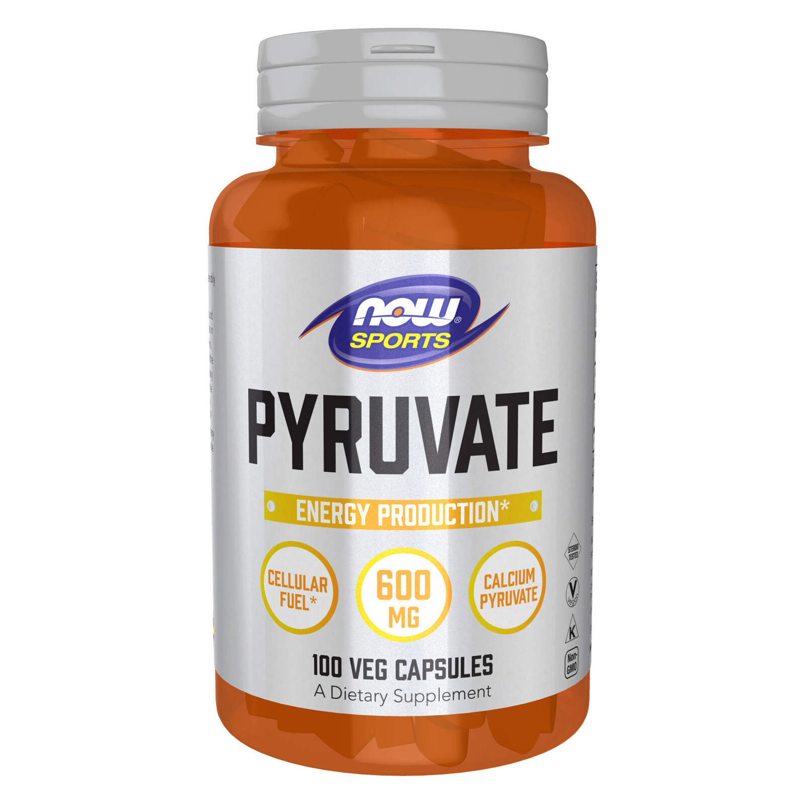 NOW FOODS Pyruvate 100 Veg Capsules