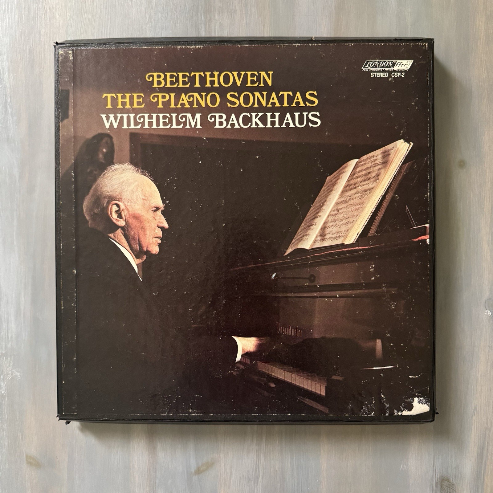 Beethoven The Piano Sonatas Wilhelm Backhaus Classic LP Records 10 Set 1970 UK