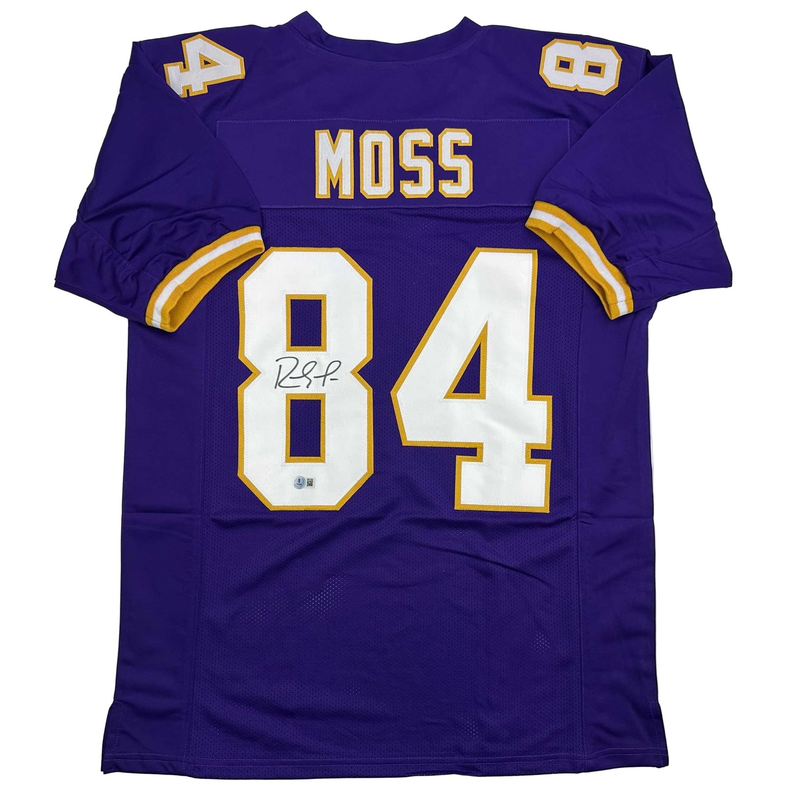 Autographed/Signed Randy Moss Minnesota Purple Football Jersey JSA COA Autographed/Signed Randy Moss Minnesota Purple Football Jersey JSA COA