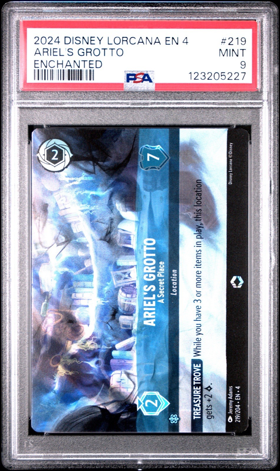 2024 DISNEY LORCANA EN 4-URSULA\'S RETURN ARIEL\'S GROTTO - A SECRET PLACE PSA 9 2024 DISNEY LORCANA EN 4-URSULA\'S RETURN ARIEL\'S GROTTO - A SECRET PLACE PSA 9