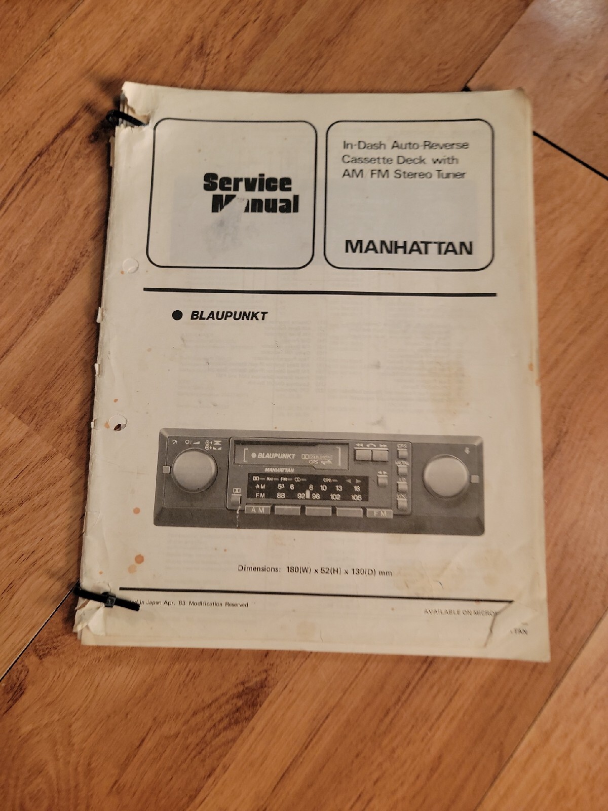 Blaupunkt Manhattan Car Stereo Service Manual Blaupunkt Manhattan Car Stereo Service Manual