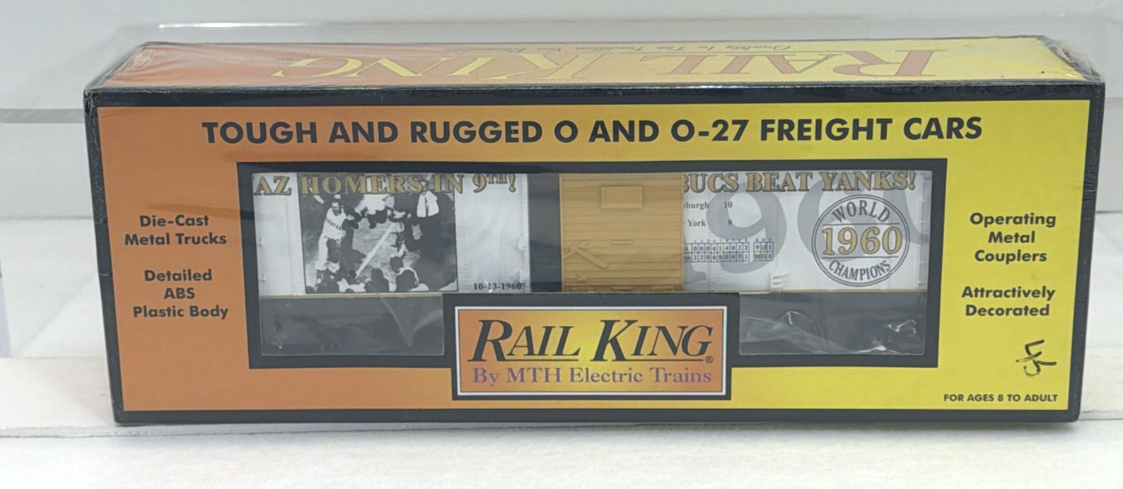 MTH RailKing 30-74129 Pittsburgh Pirates Bill Mazeroski Homer BoxCar O Gauge New MTH RailKing 30-74129 Pittsburgh Pirates Bill Mazeroski Homer BoxCar O Gauge New