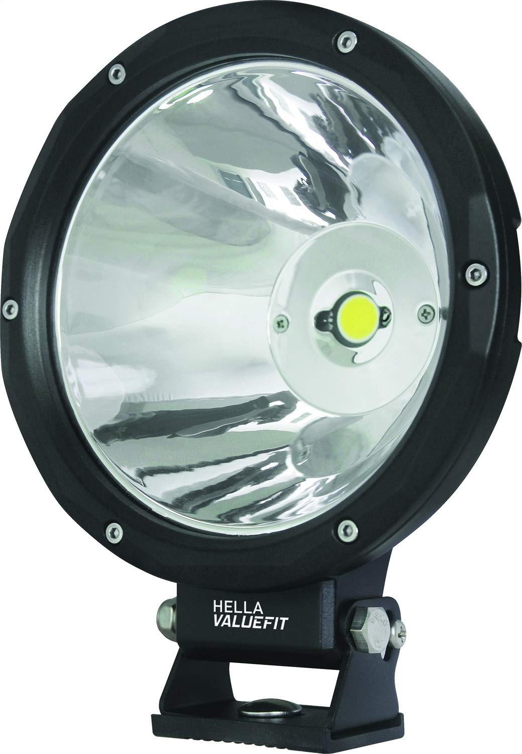 Hella 357200011 ValueFit 7 Round Driving Light Spot Beam 30 Watt 3000 Lumens Bla Hella 357200011 ValueFit 7 Round Driving Light Spot Beam 30 Watt 3000 Lumens Bla