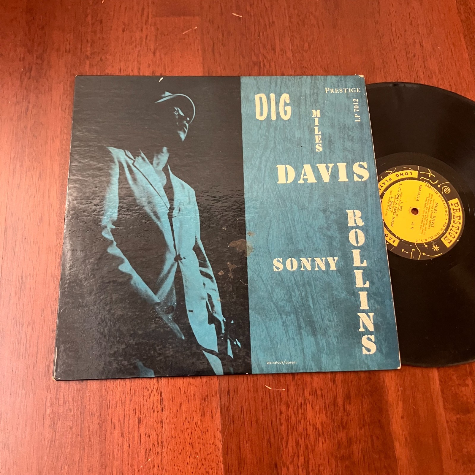 Miles Davis Featuring Sonny Rollins Dig Prestige LP ORIGINAL DG VG COPY